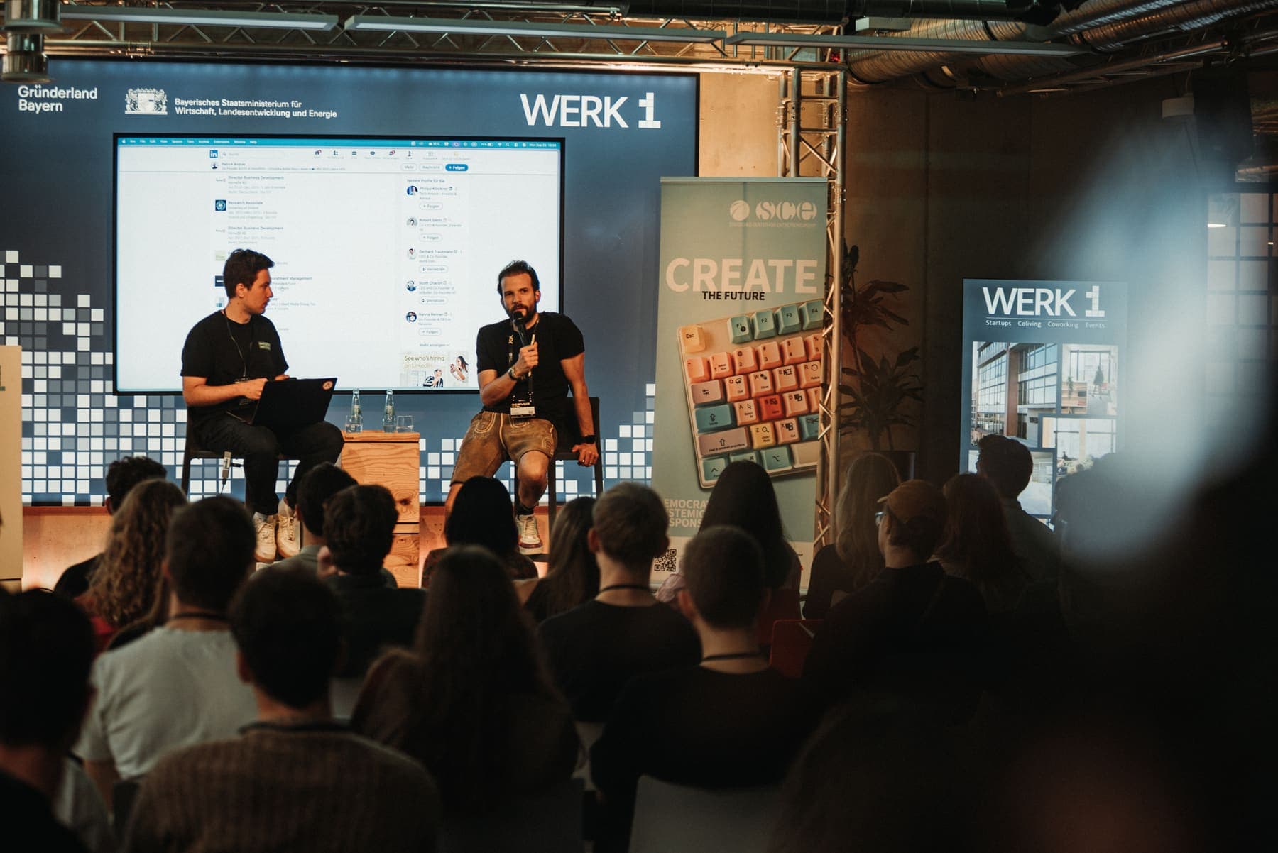 Builders in the room — no pitch zone
